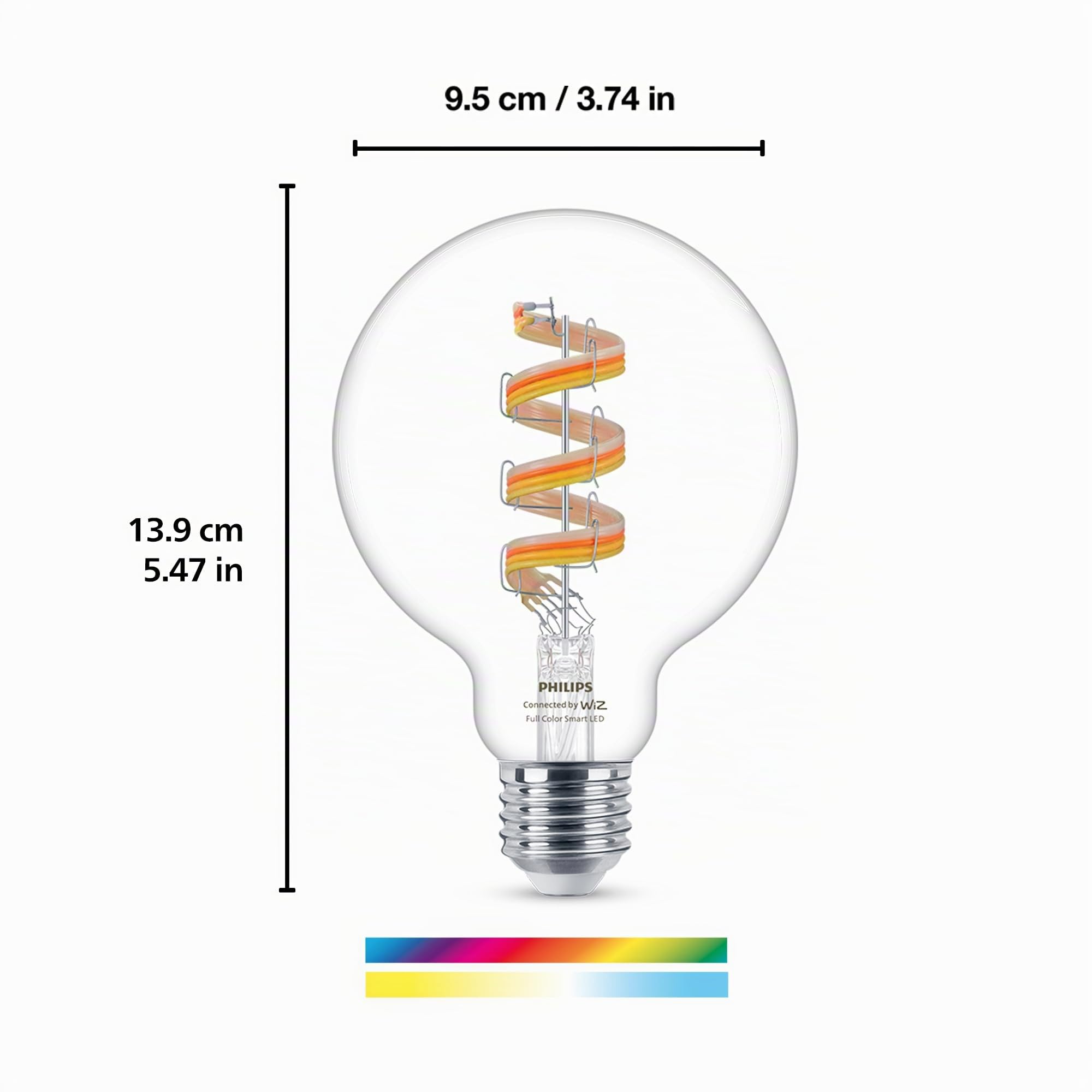 wiz-tunable-white-color-led-lampe-e27-g95-globe-60w-dimmbar image 3