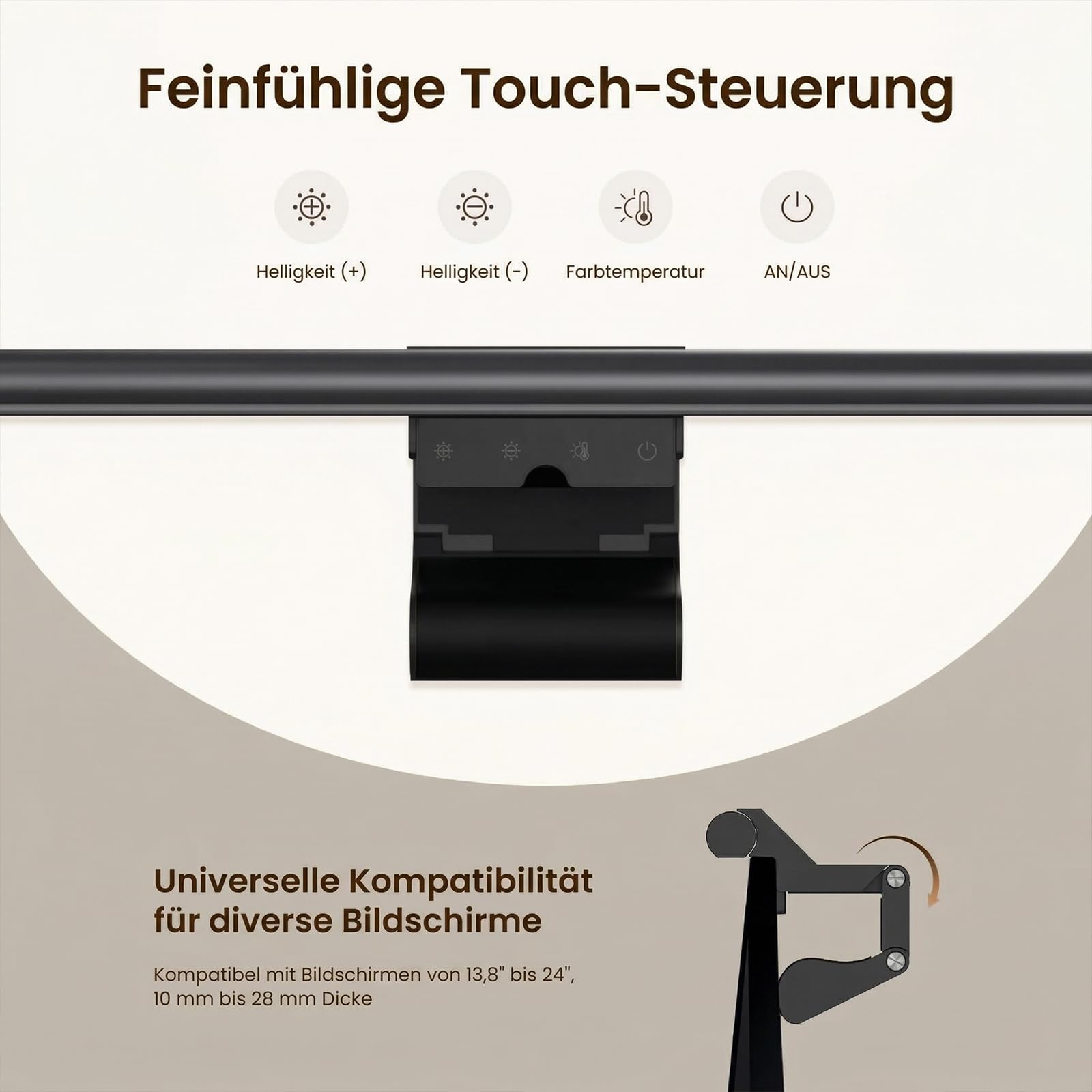 yeelight-monitor-light-bar-40-cm-led-mit-fernbedienung-touch-usb-c image 2