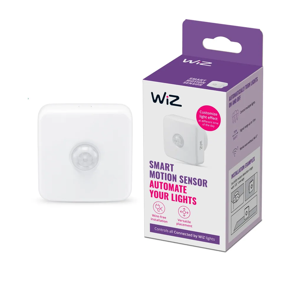 wiz-motion-sensor-bewegungssensor-f-r-innen-batteriebetrieben-3-m-reichweite image 1