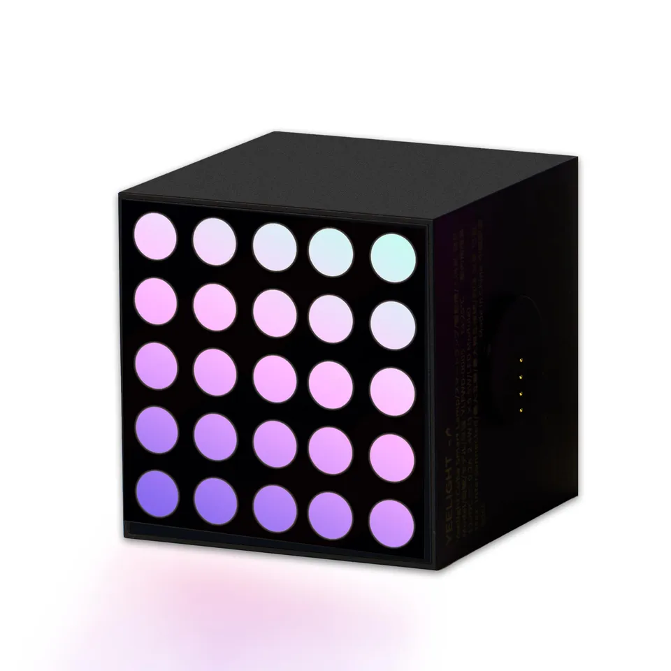 yeelight-smart-led-pixel-tischlampe-cube-rgb-schwarz image 1