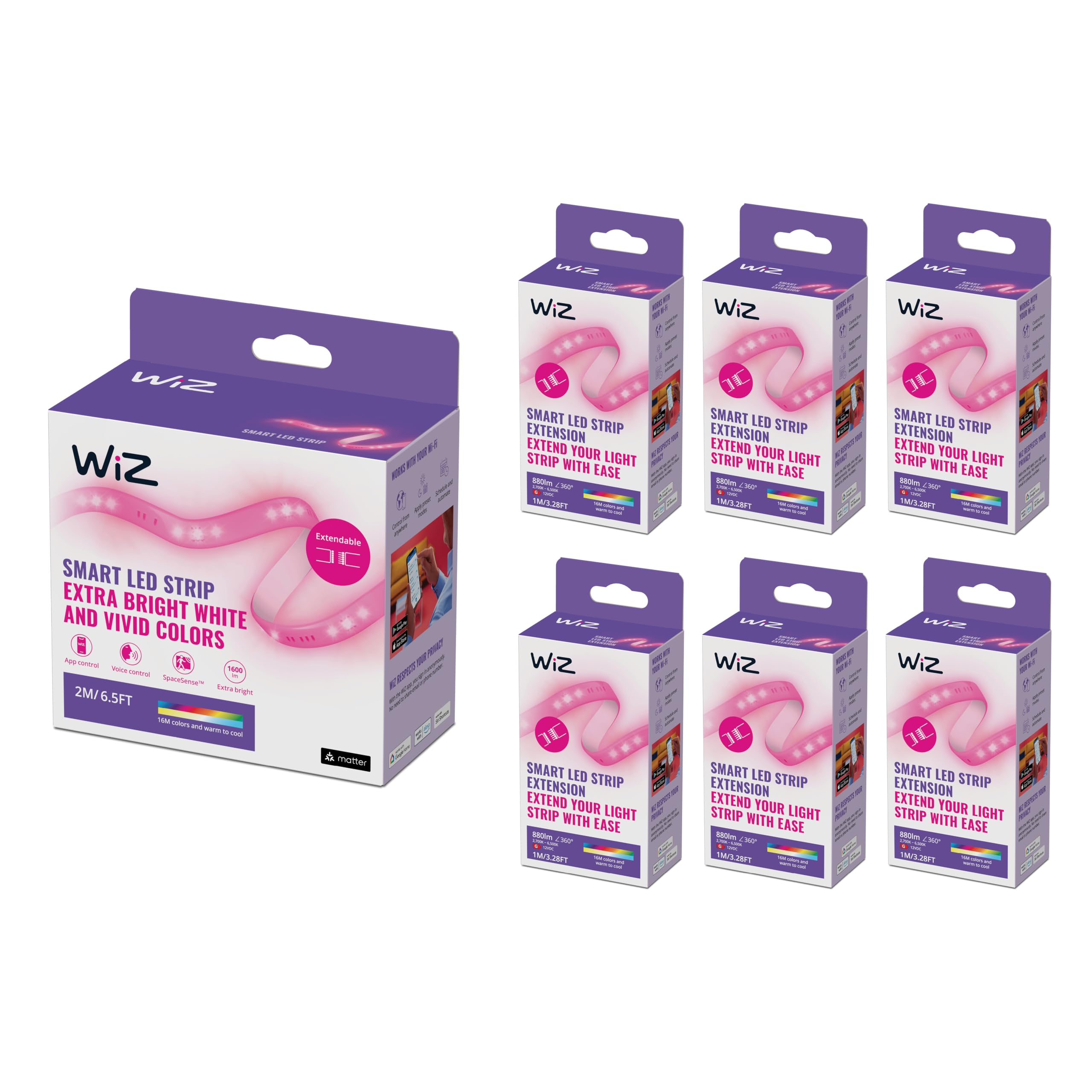 wiz-led-streifen-8-meter-smarter-lightstrip-wei-farbe image 1