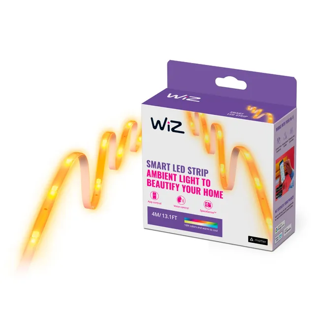 wiz-tunable-white-color-indoor-lightstrip-4m-16-mio-farben-dimmbar-smart image 1
