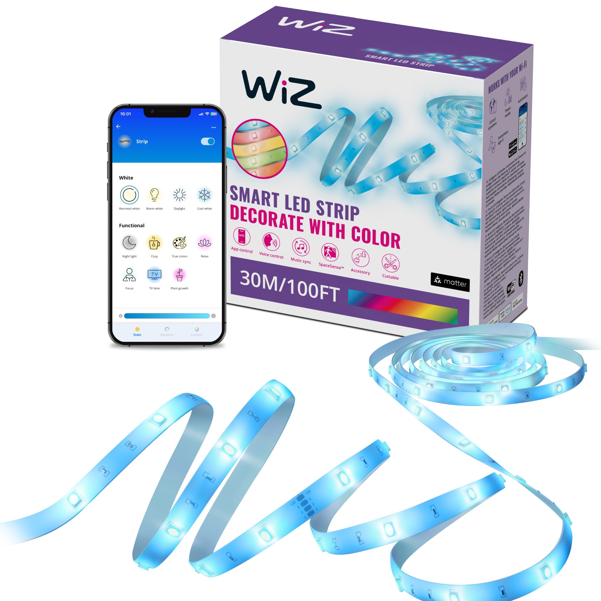 wiz-rgb-led-lightstrip-30m-zuschneidbar-16-mio-farben-wei-t-ne-wlan image 1