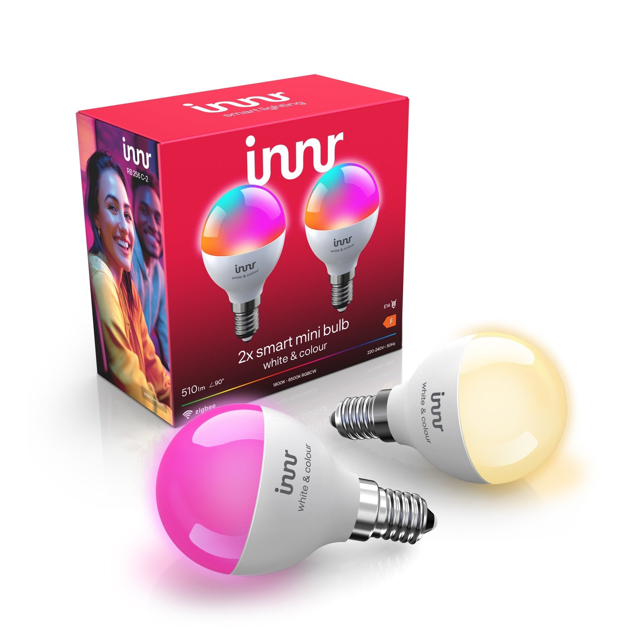 innr-smart-mini-bulb-colour-e14-smarte-golfball-lampe-2er-pack image 1