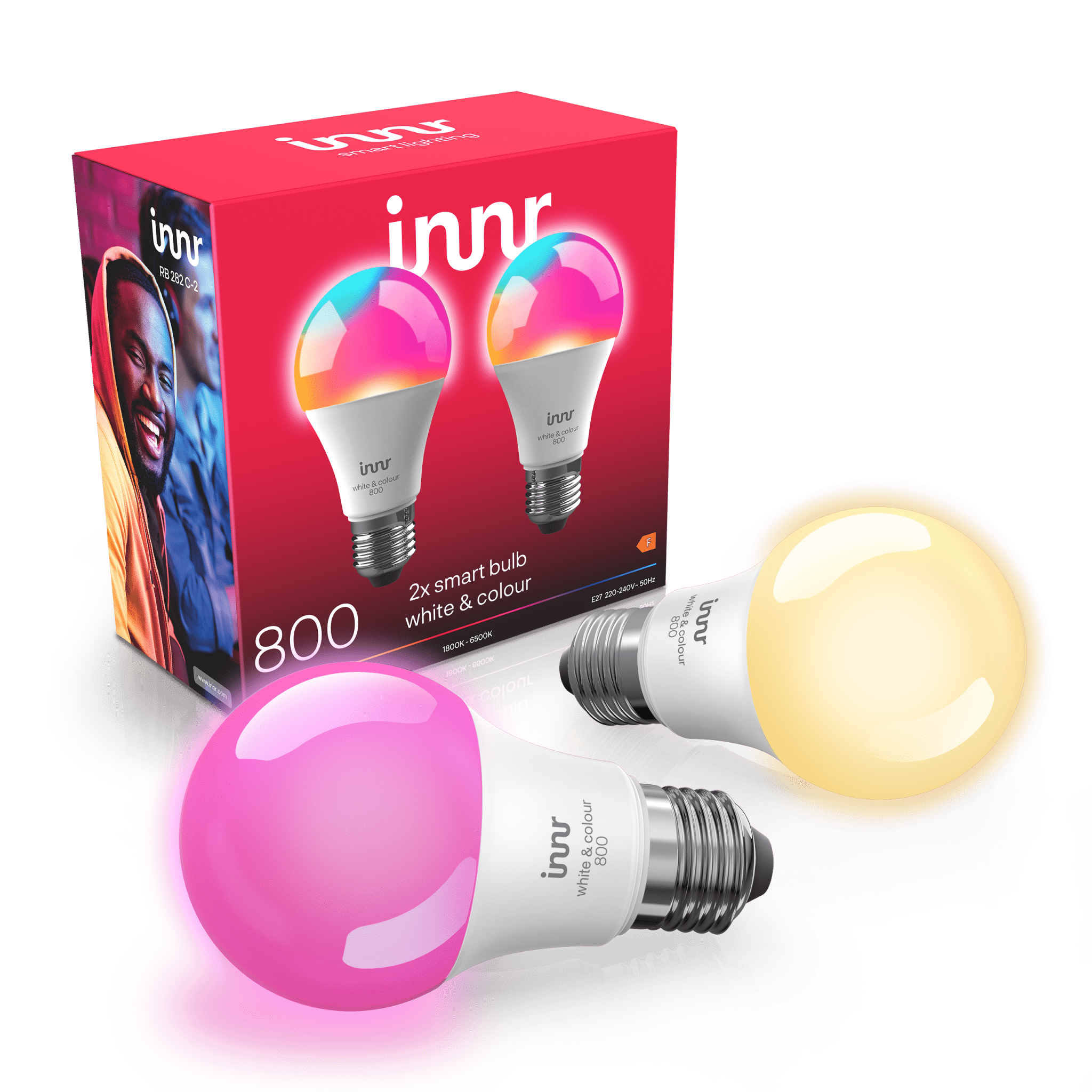 innr-smart-lampe-wei-farbe-e27-800-lm-16-mio-farben image 1