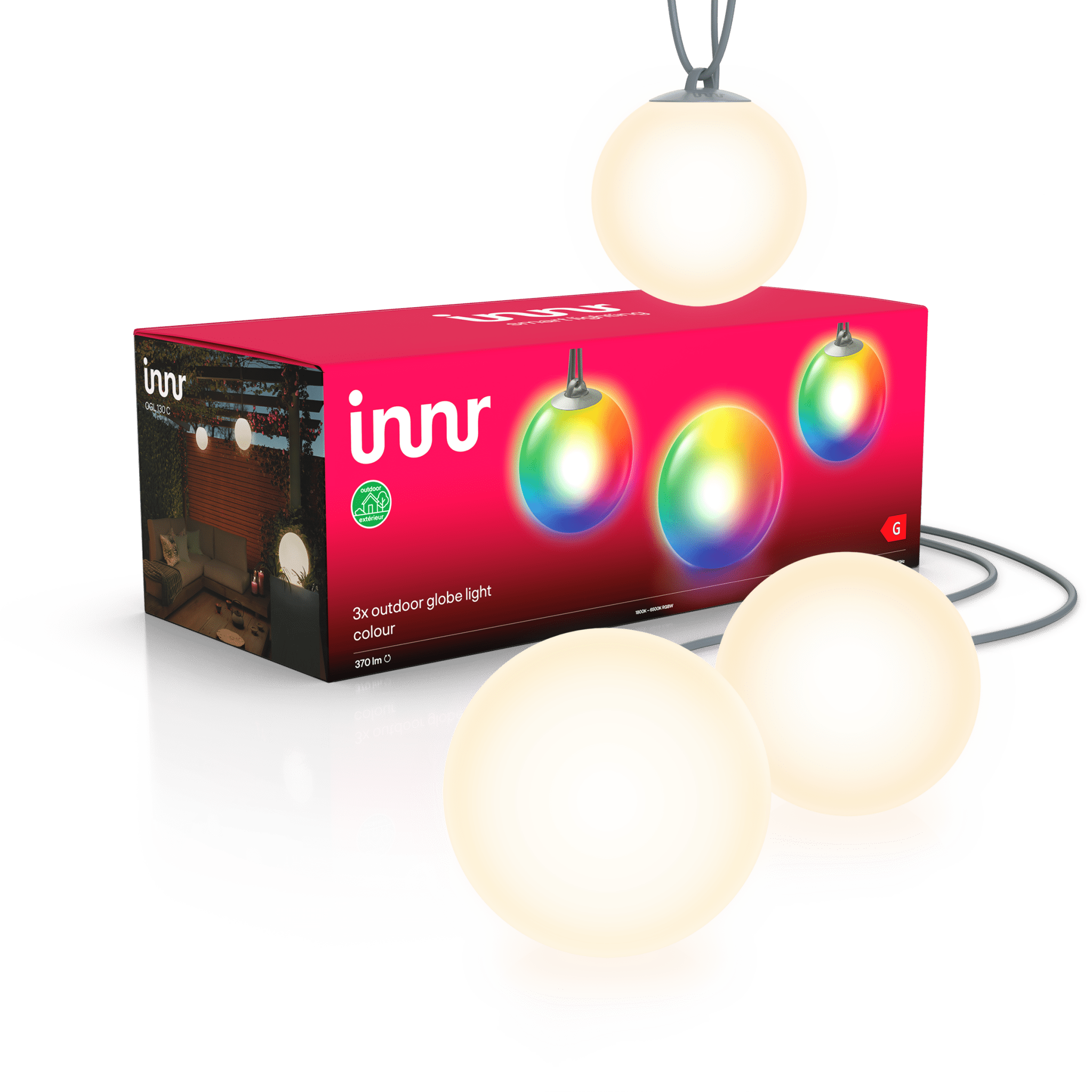 innr-outdoor-globe-lights-wei-farbe-basisset-3er image 1