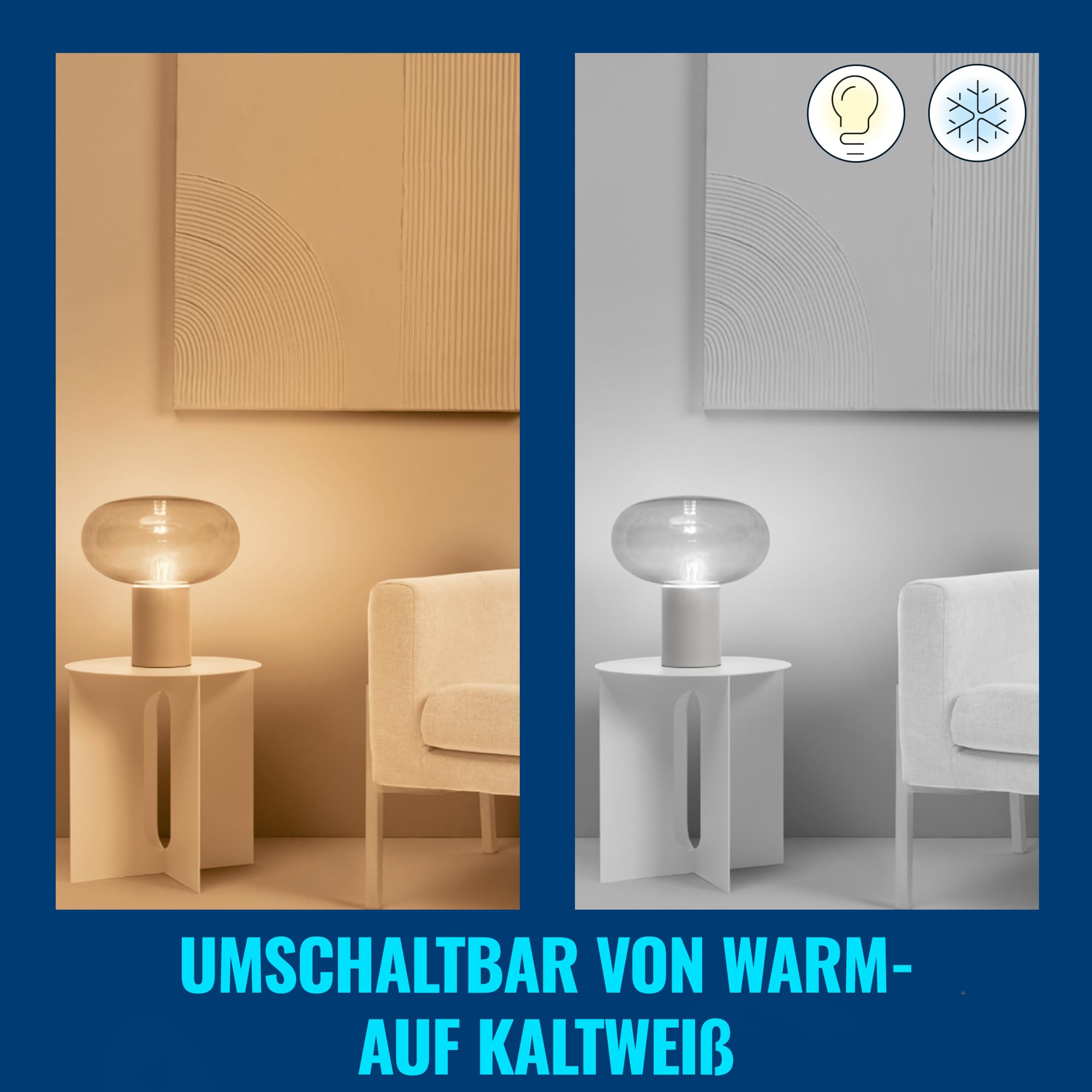 wiz-tunable-white-led-filament-e27-2er-pack-806lm-warm-bis-kaltwei-dimmbar image 6