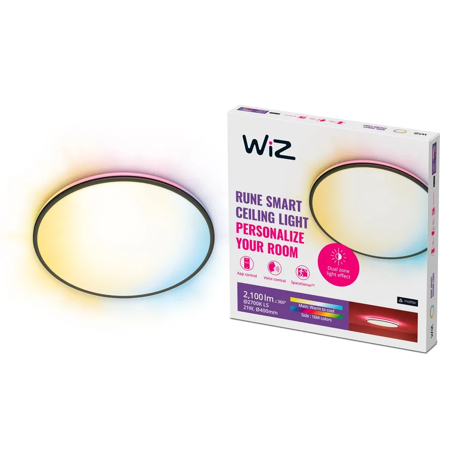 wiz-rune-deckenleuchte-schwarz-2100-lm-tunable-white-and-color image 1