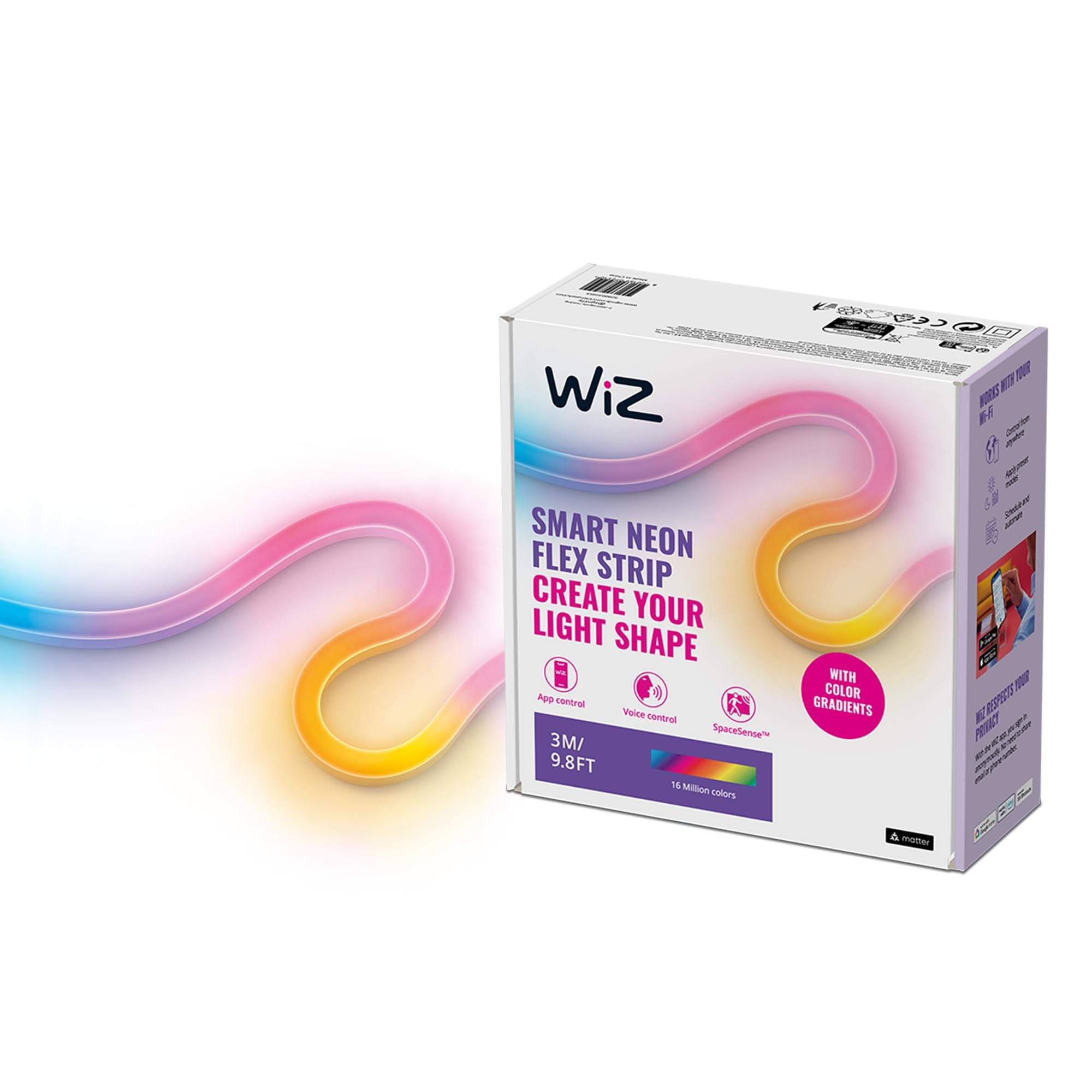 wiz-tunable-white-and-color-neon-flex-lightstrip-5m-led-streifen image 7