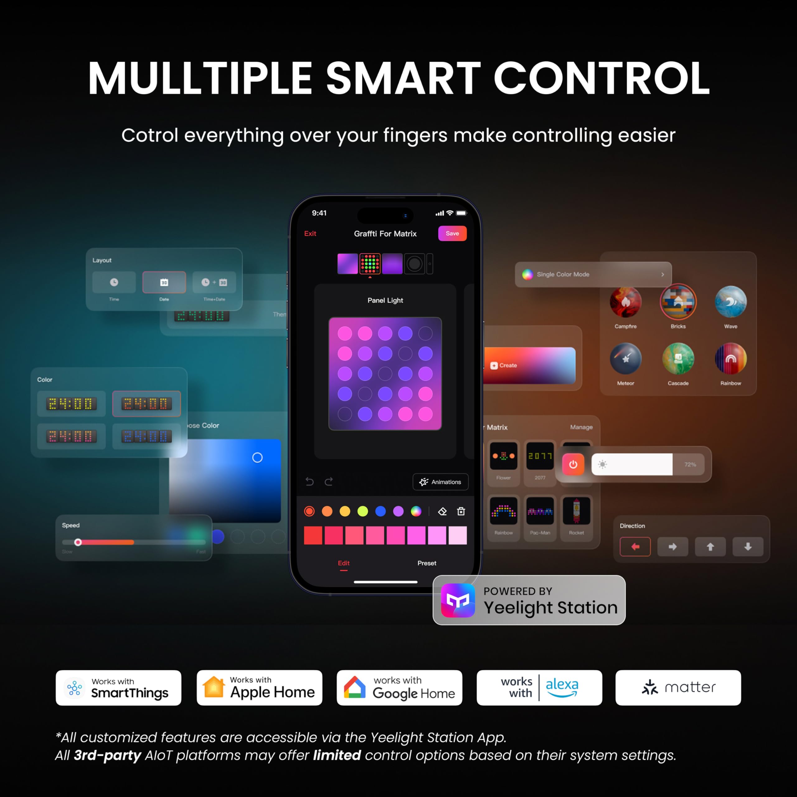 yeelight-smart-led-pixel-tischlampe-cube-rgb-schwarz image 4