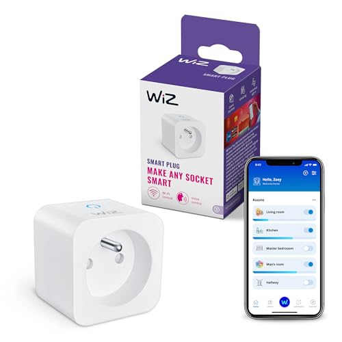 wiz-smart-plug-type-e-1pk-matter-wlan-steckdose-mit-app-und-sprache image 2