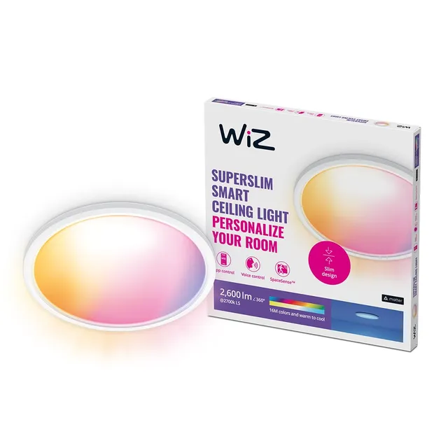 wiz-superslim-panel-deckenleuchte-rund-2450-lm-tunable-white-color image 1
