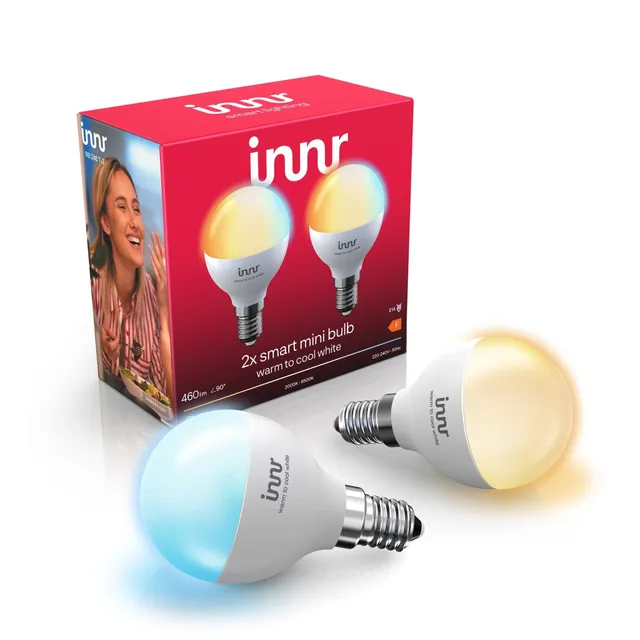 innr-smart-mini-bulb-tunable-white-e14-2er-pack image 1