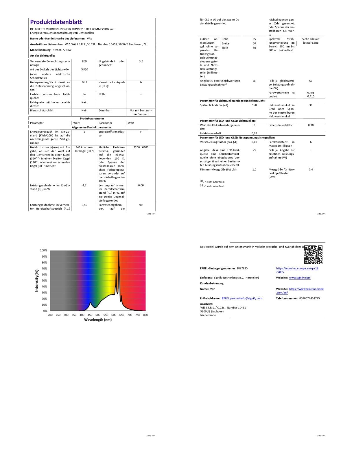 wiz-smart-led-glas-gu10-spotlight-full-color-tunable-white-50-w-quivalent-2er-pa image 8