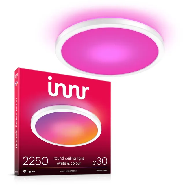 innr-deckenleuchte-30-cm-wei-farbe-runde-led-wei image 1