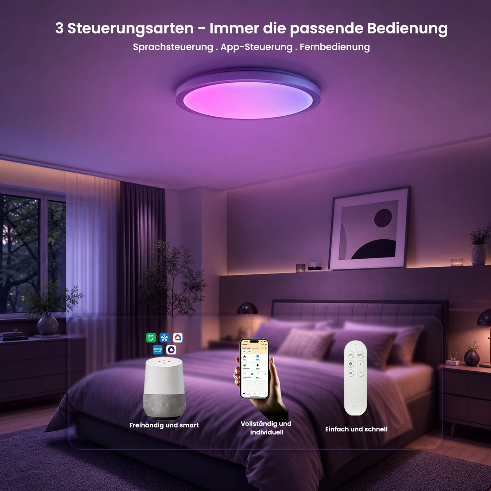 yeelight-arwen-ceiling-light-c-series-deckenlampe-50cm-50w-rgb-dimmbar image 2
