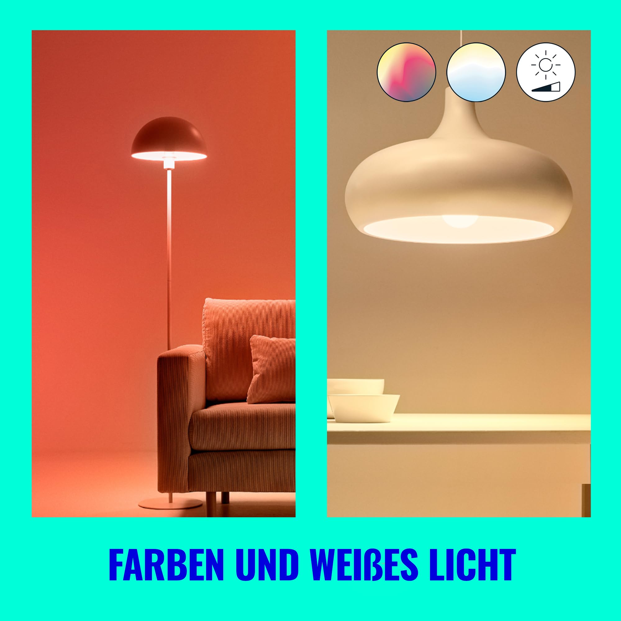 wiz-e27-led-lampe-tunable-white-color-60w-inkl-wizmote-fernbedienung image 7