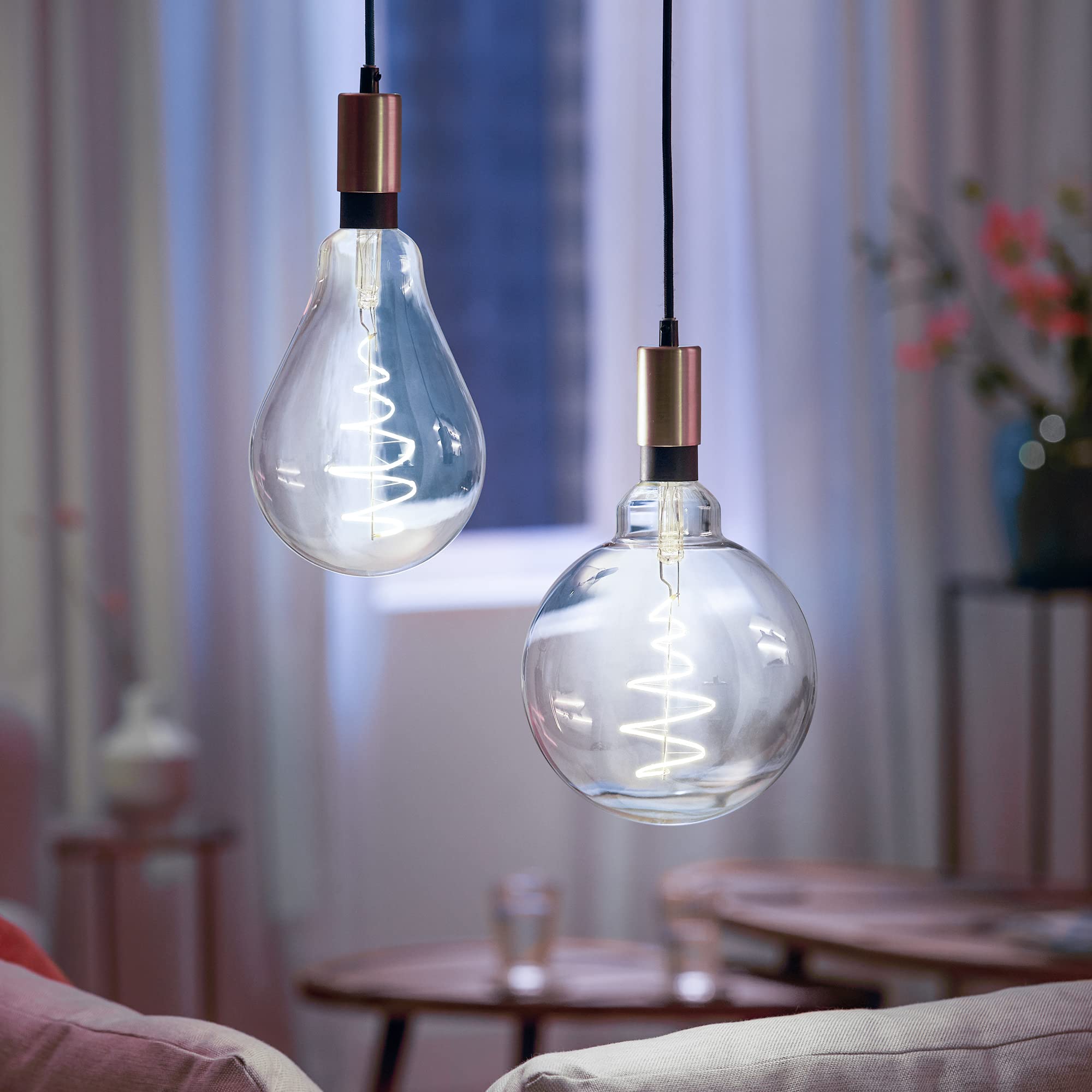 wiz-adria-amber-led-lampe-g200-globe-e27-390lm-vintage-filament-dimmbar image 2