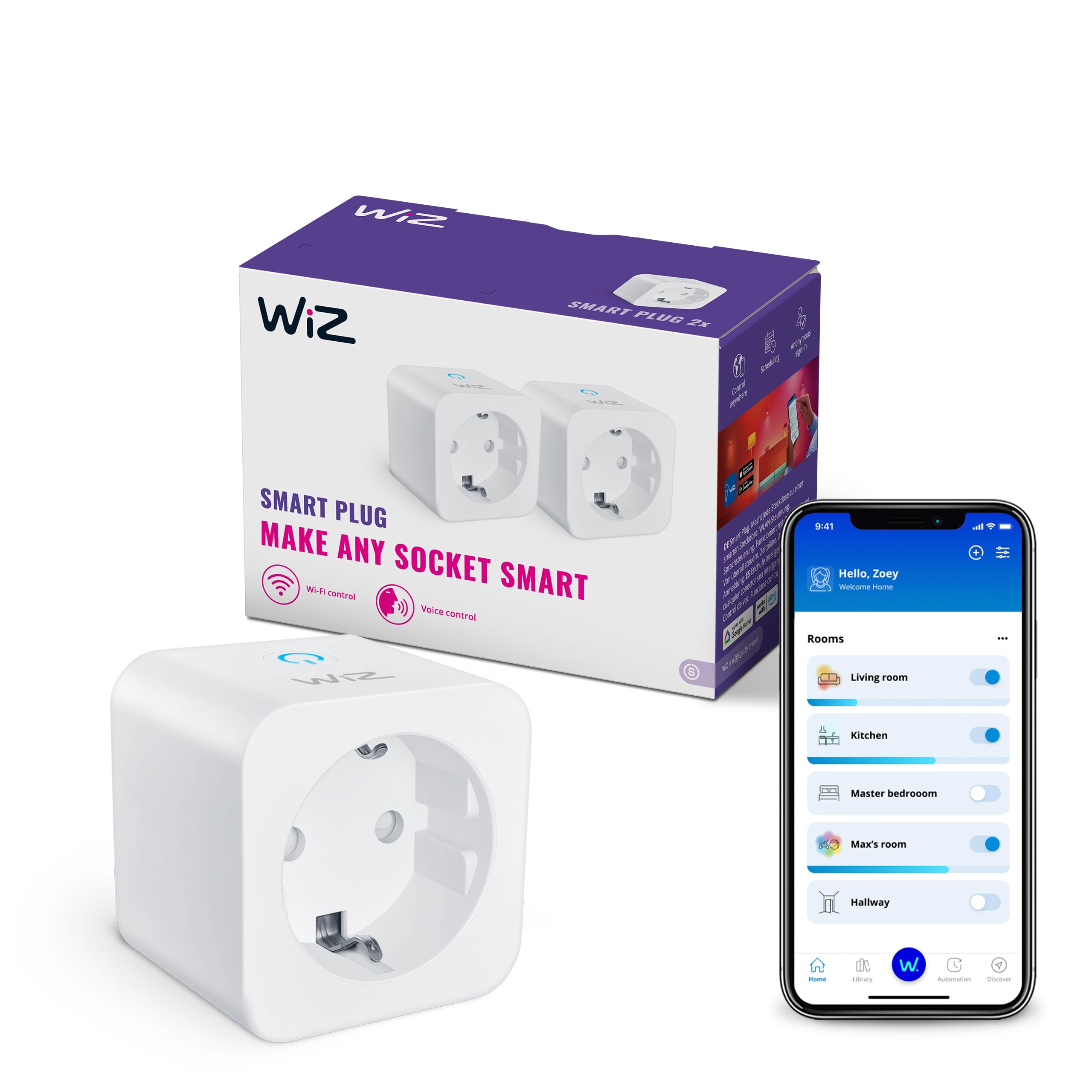 wiz-wlan-smart-stecker-typ-f-230-v-matter-zertifiziert-4er-pack image 8