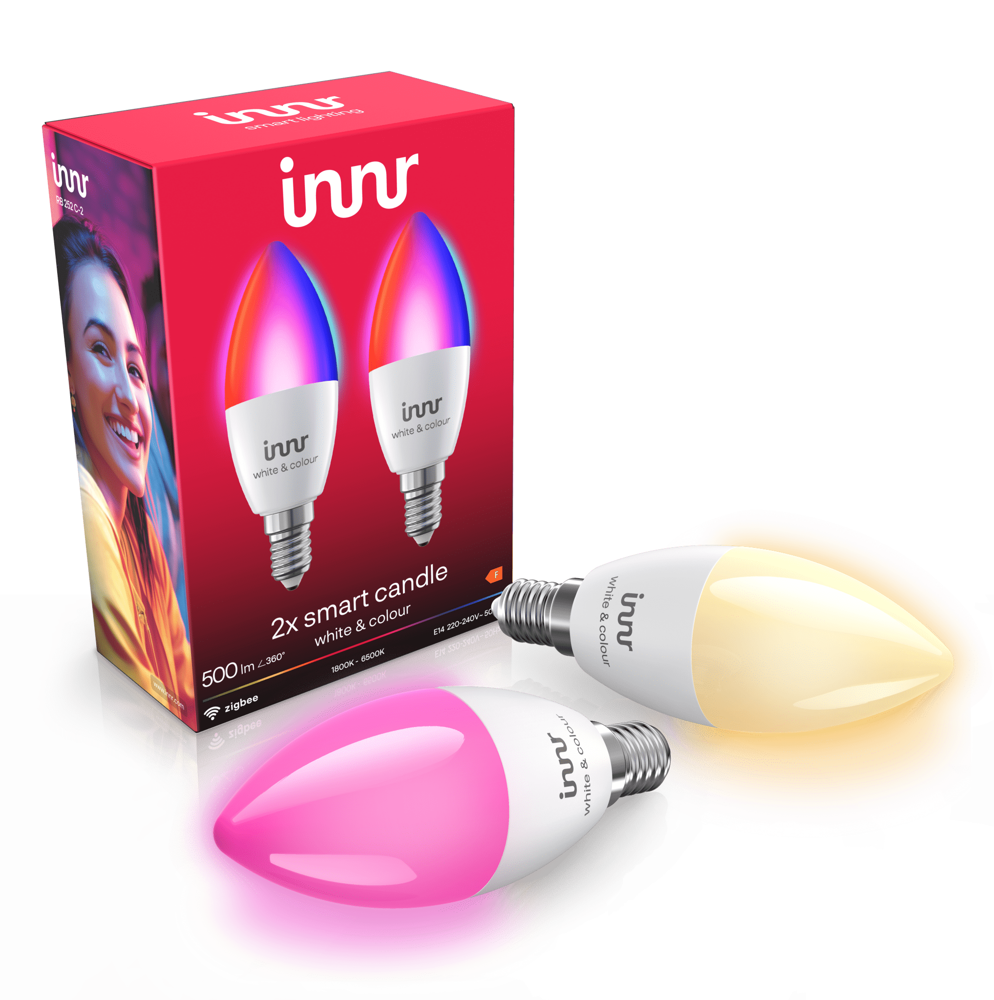 innr-smart-kerze-lampe-wei-farbe-e14 image 2