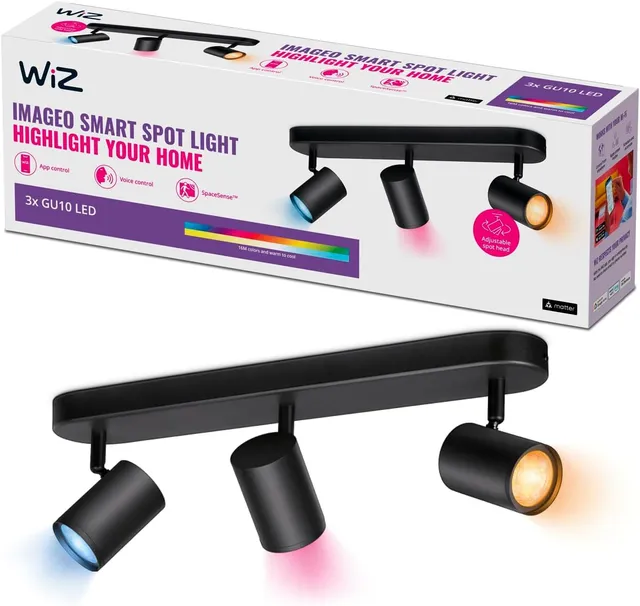 wiz-imageo-3er-spot-deckenleuchte-schwarz-tunable-white-color-wlan image 1