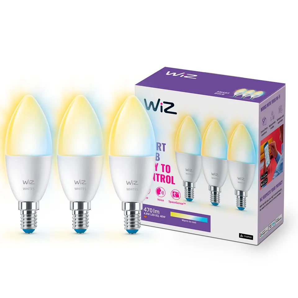 wiz-e14-led-lampe-3er-pack-tunable-white-40w-wlan image 1