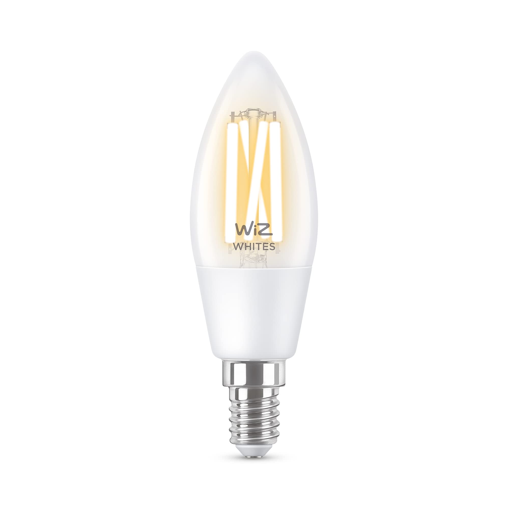 wiz-tunable-white-led-filament-kerzenlampe-e14-40-w-470-lumen-transparent-dimmba image 4
