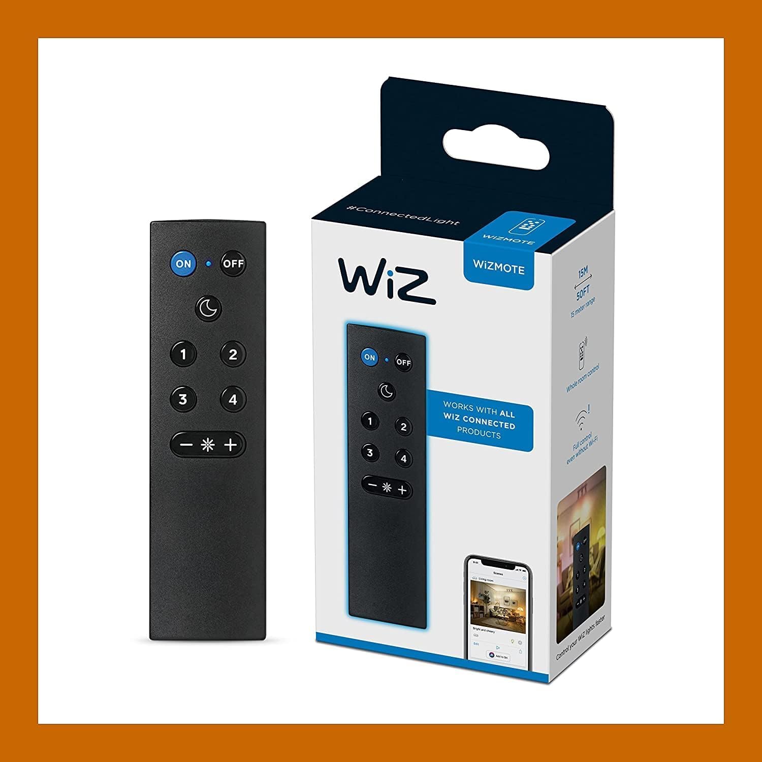 wiz-wizmote-fernbedienung-smarter-lichtschalter-schwarz-inkl-batterien image 7
