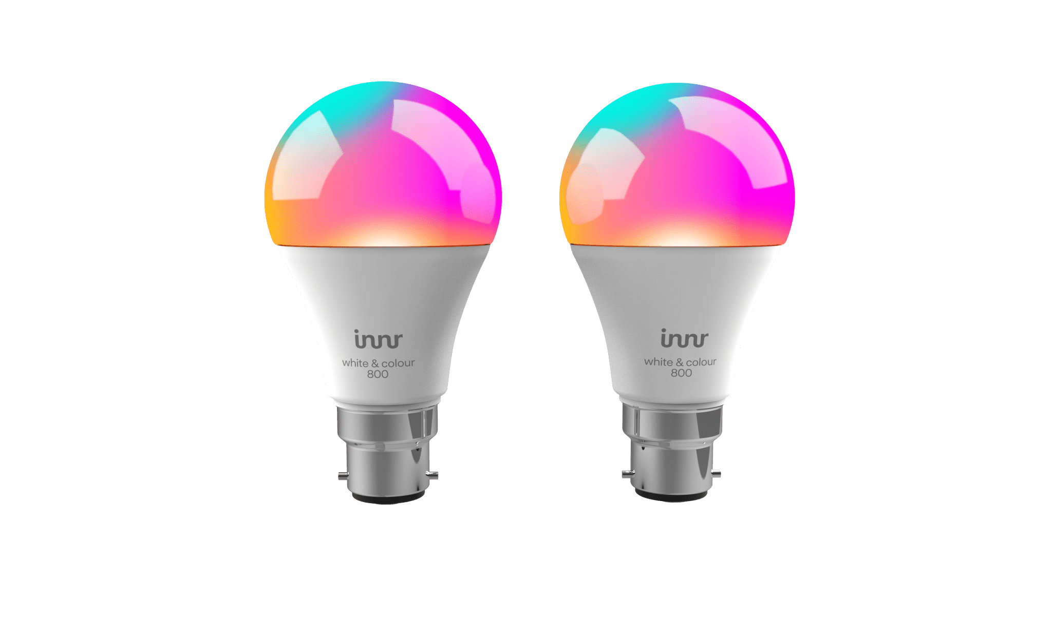 innr-smart-bulb-colour-b22-800lm-smarte-farblampe-2er-pack image 2