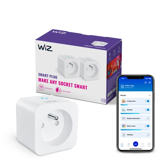 wiz-smart-plug-type-e-2er-pack-matter-wlan image 1